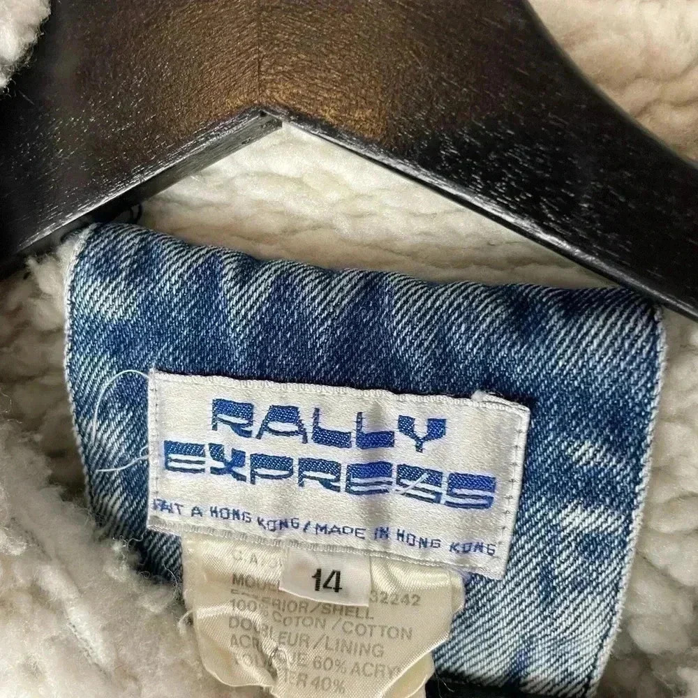 Sherpa Lined Denim Jacket - Picture 3 of 4